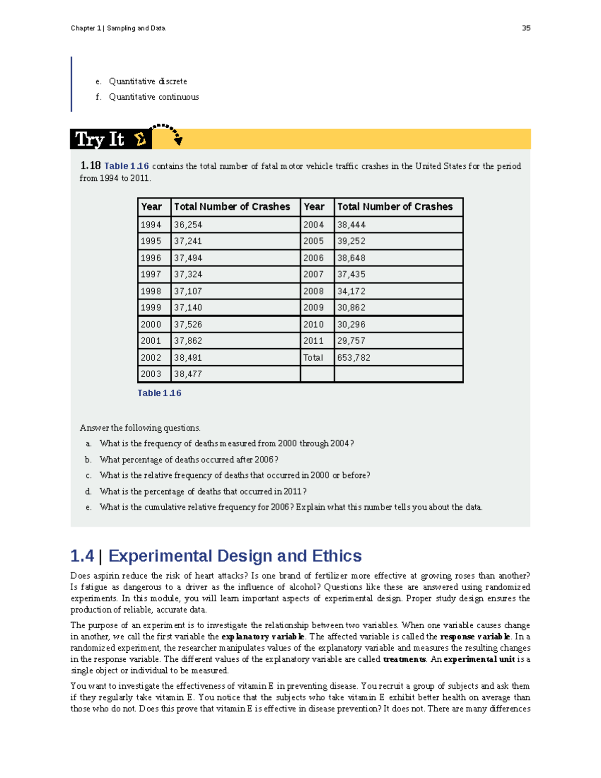 Introductory Statistics – Part 22: Chapter 1 Sampling & Data Analysis ...