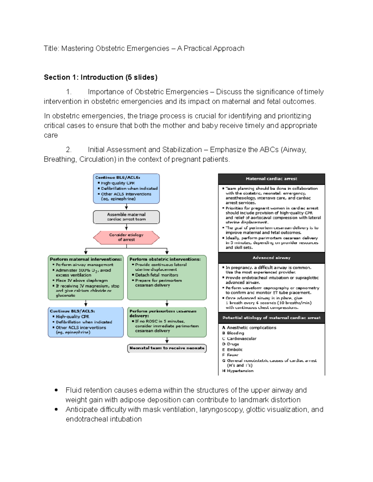 Title: OB 101: Mastering Obstetric Emergencies - A Practical Approach ...