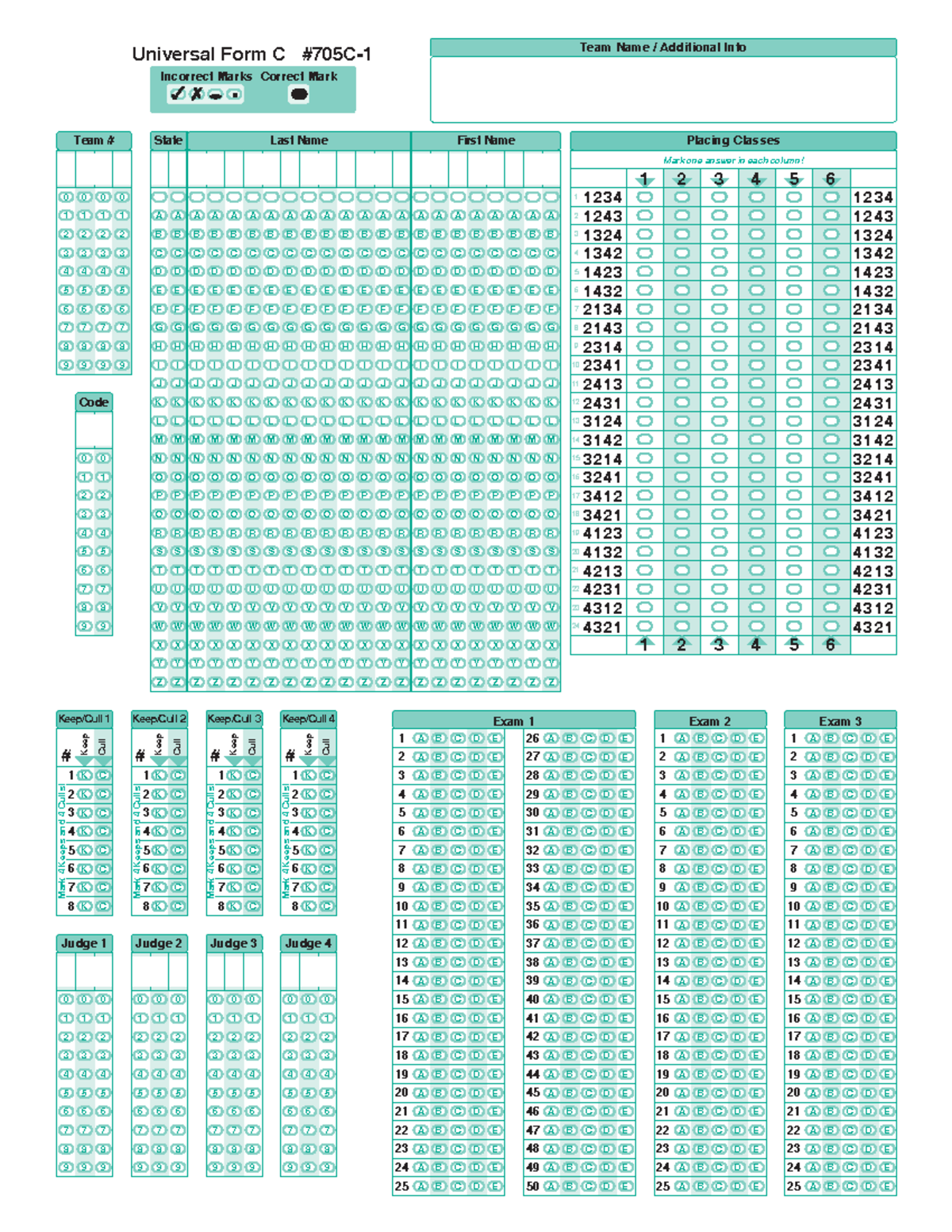 Floriculture Example Scan Sheet 11435 - 0 1 2 3 4 5 6 7 8 9 0 1 2 3 4 5 ...