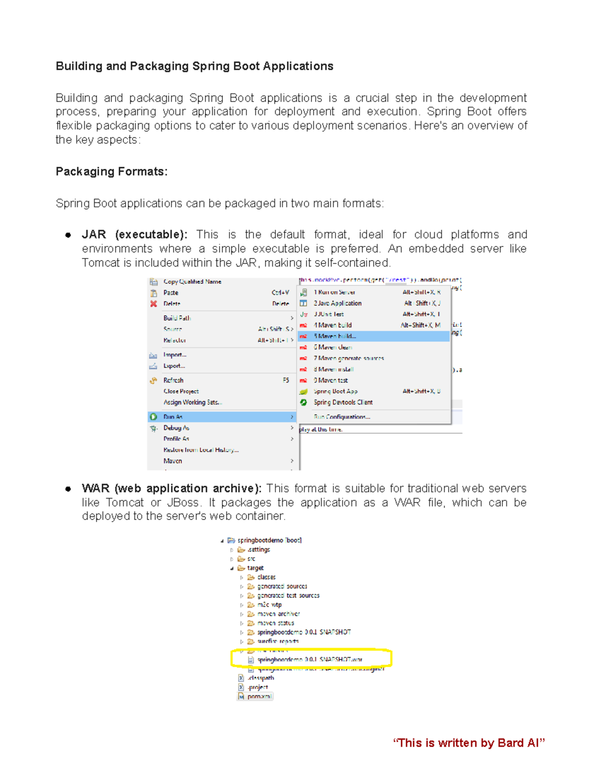 01. Building and packaging Spring Boot applications - Building and ...