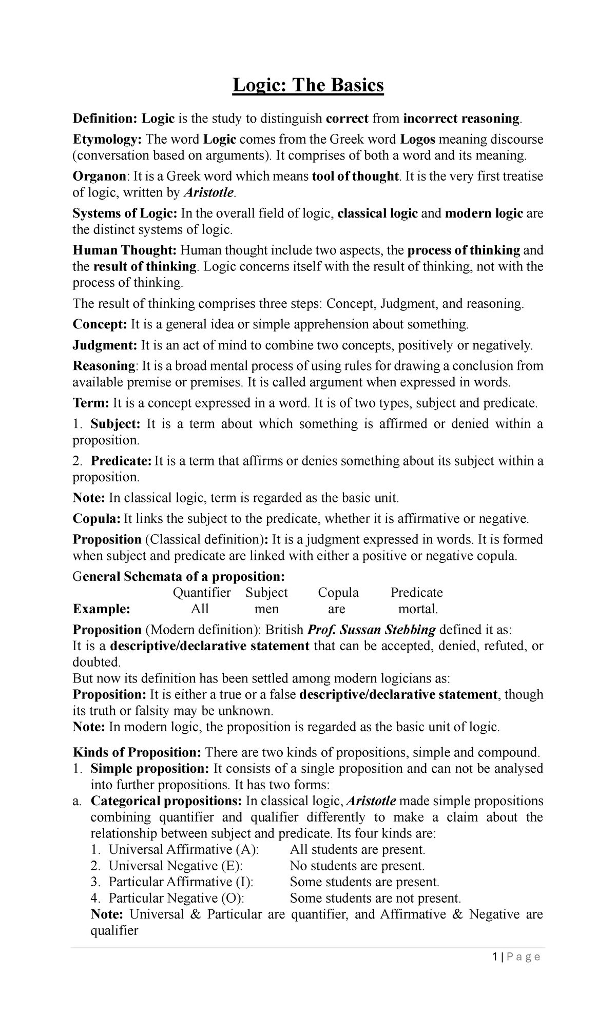 Logic 101: Understanding the Basics of Reasoning and Argumentation ...