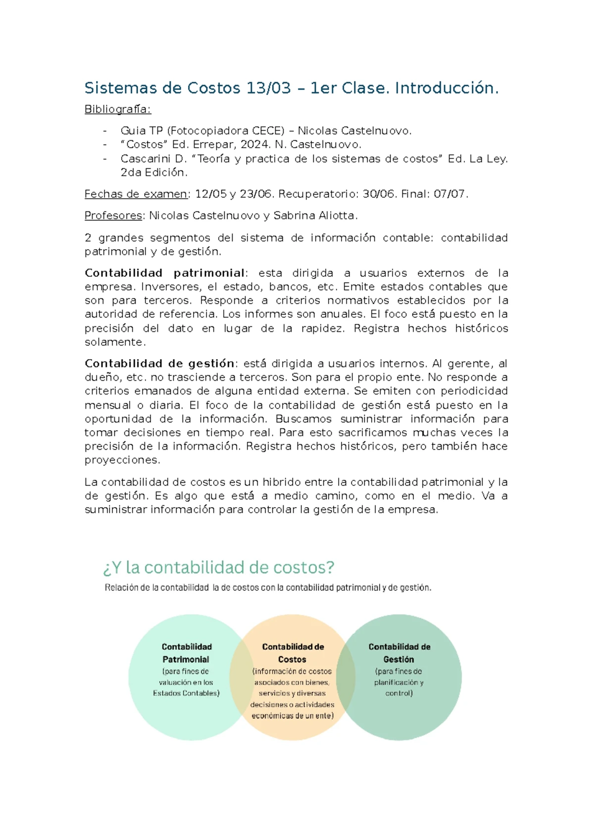 Ejercicios de Sistemas de Costos MP - 27/03: Análisis y Métodos - Studocu