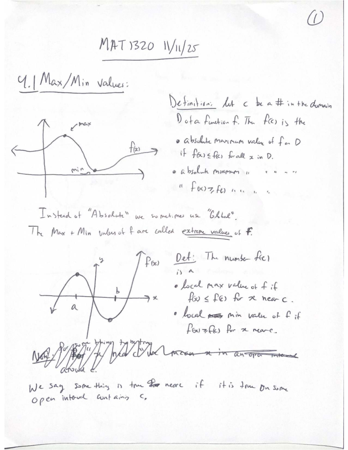 MAT 1320 Final Exam Notes: Key Concepts and Values - Studocu