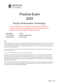 FIT1045 - Monash - Introduction to Algorithm and Python - Studocu