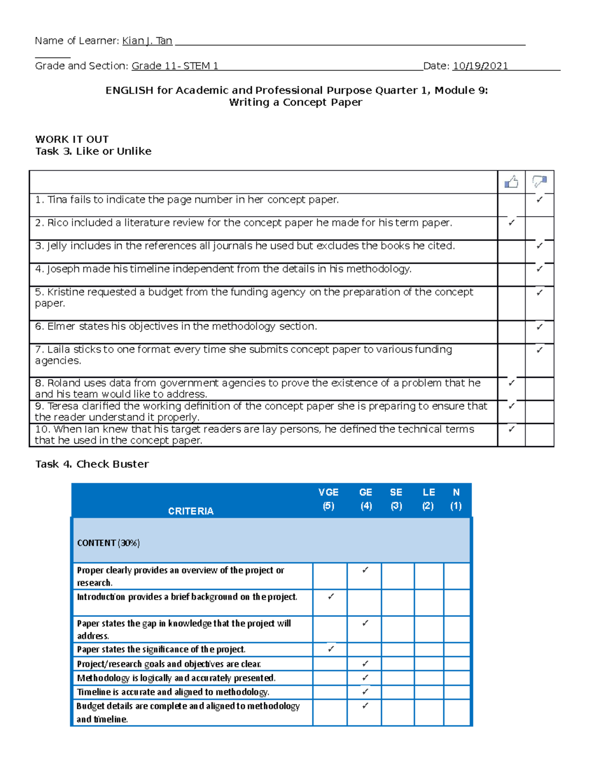 WEEK 4B (EAPP) - Concept Paper Writing Assignments for Grade 11 STEM ...