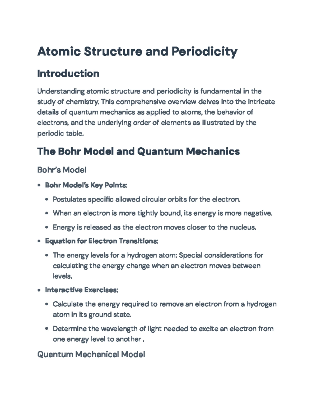 Comprehensive Overview of Thermochemistry and Energy Resources (CHEM ...