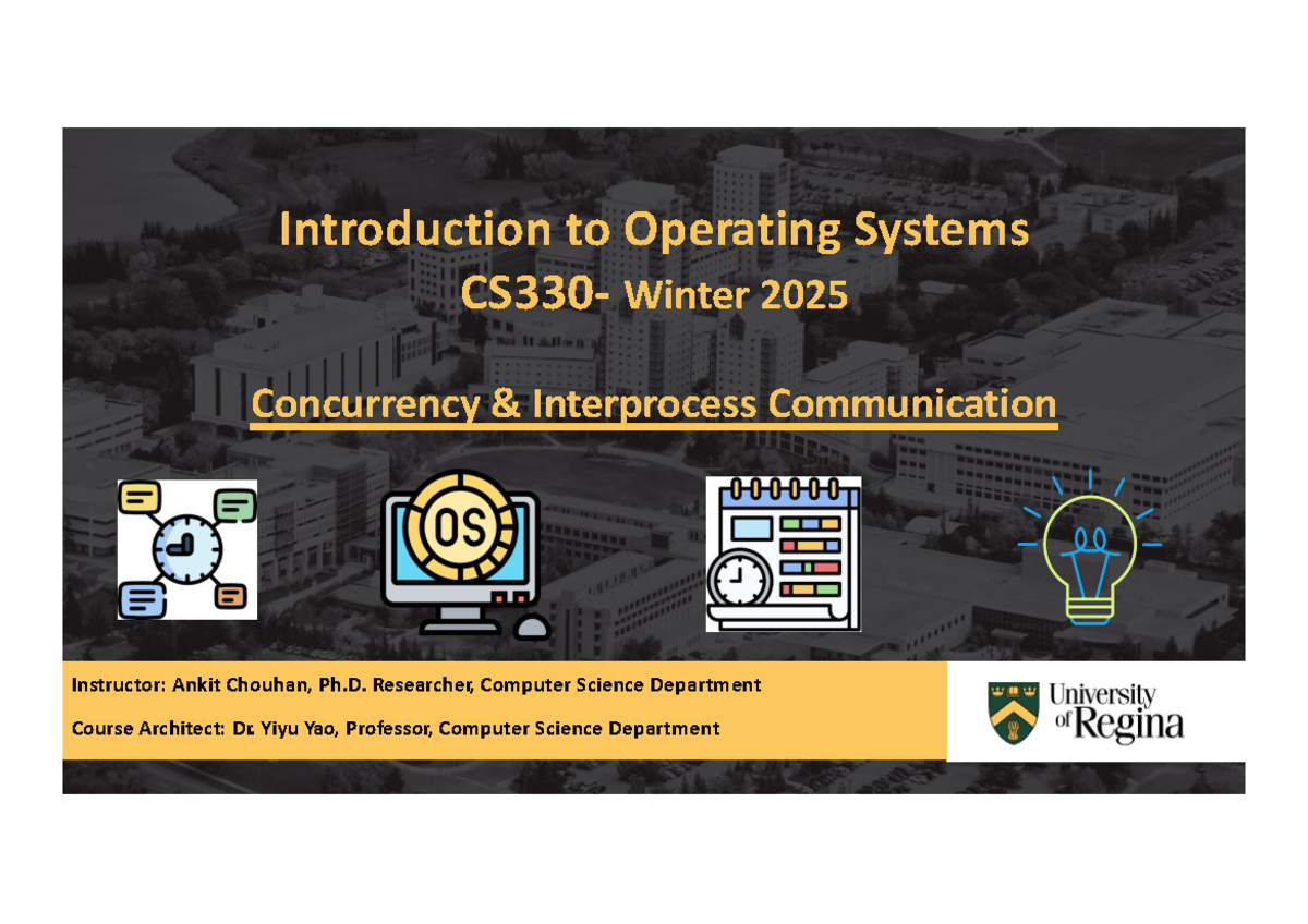 CS330 - Winter 2025: Concurrency & Interprocess Communication Notes ...