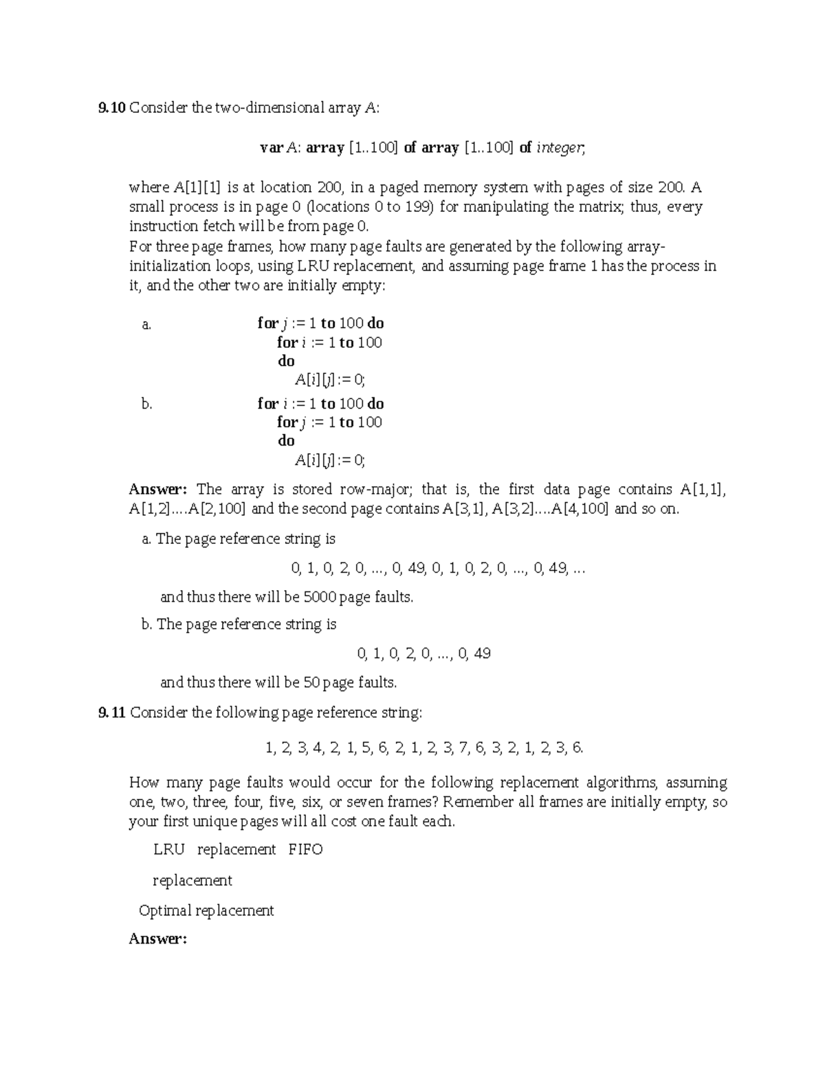Page Faults Assessment & Analysis for Paging Algorithms - Studocu