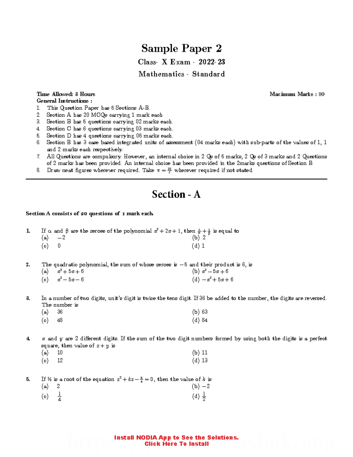 Cbjemapu 02 - Install NODIA App to See the Solutions. Click Here To ...