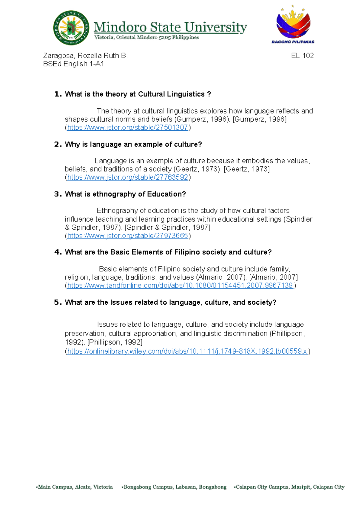 Cultural Linguistics and Its Impact on Language, Culture, and Society ...