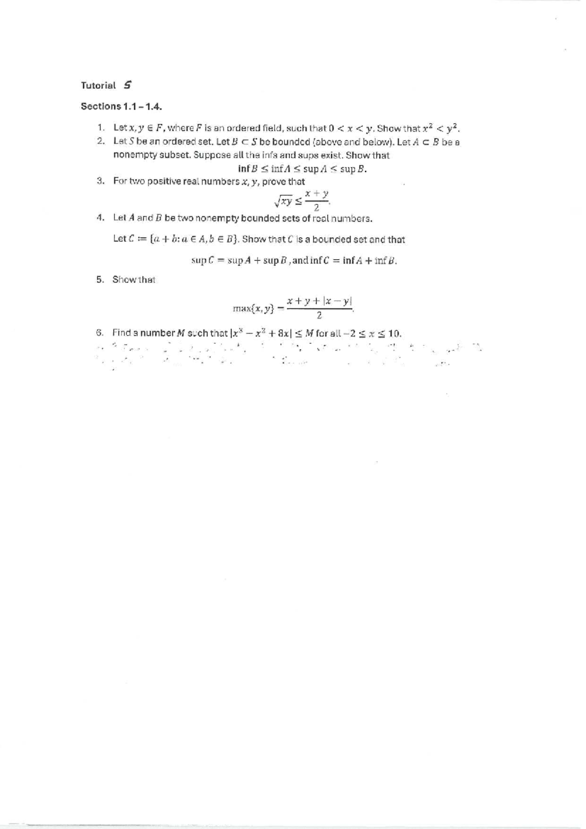 MTHS221 Tutorial 5 Memorandum: Solutions and Explanations - Studocu