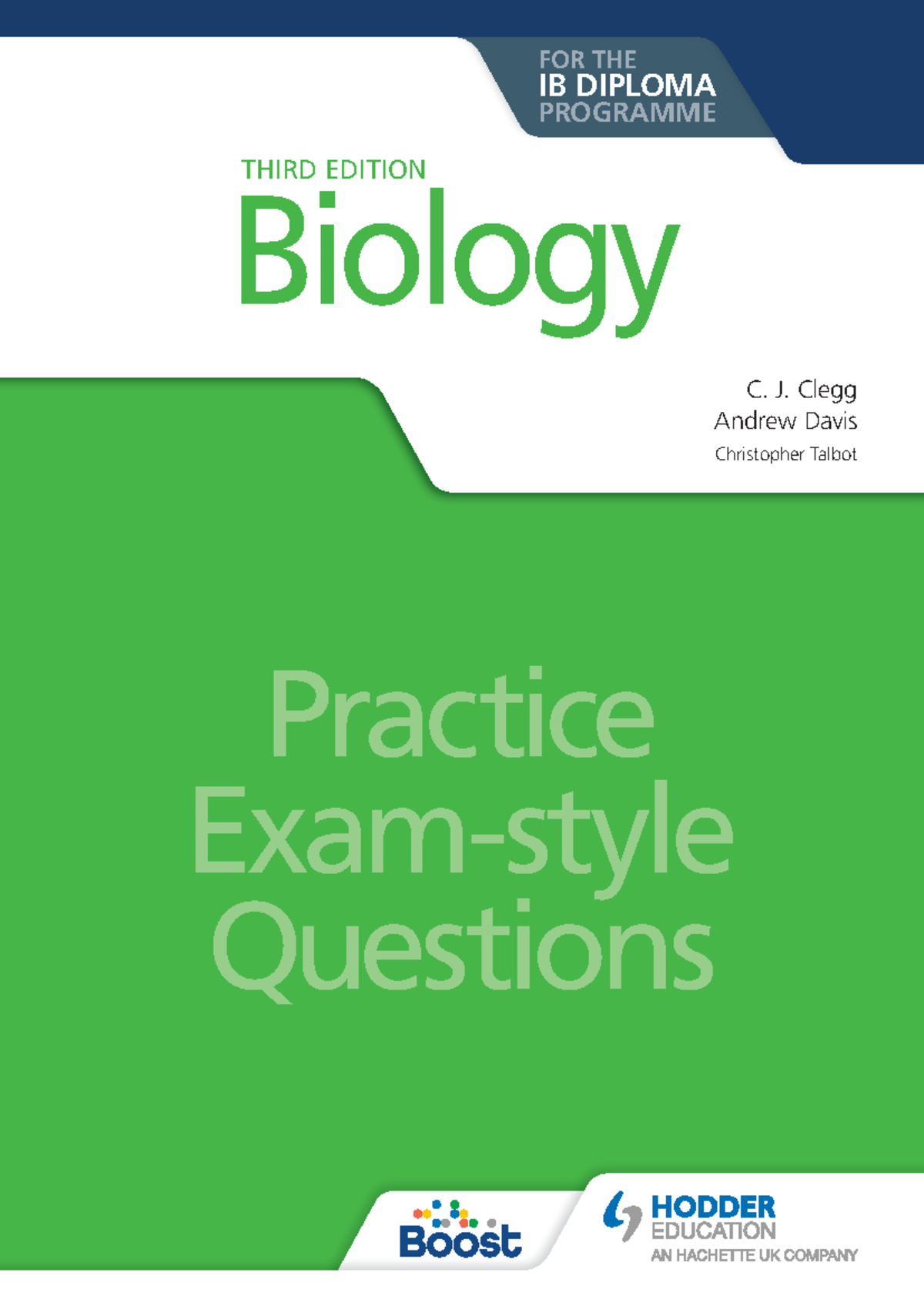 IB Biology 3rd Edn Practice Exam Questions and Answers - Studocu