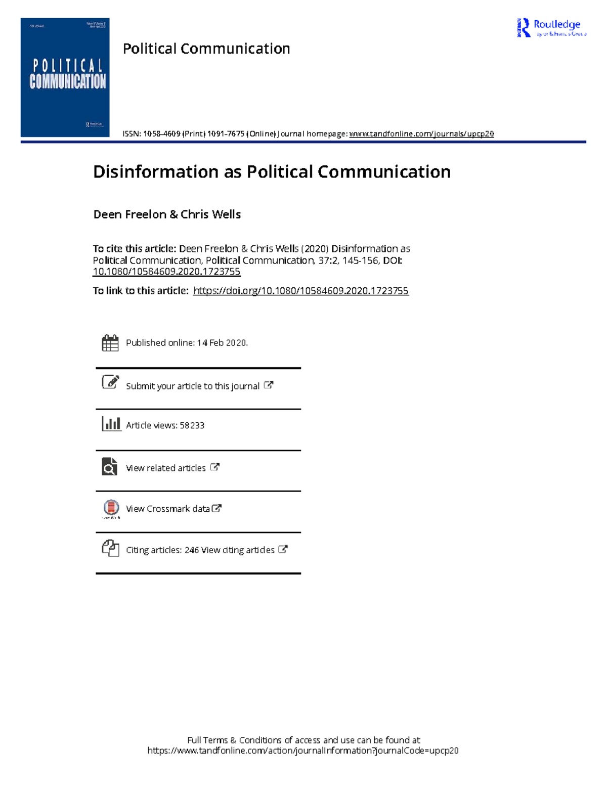 Disinformation and Political Communication: Insights from Research ...