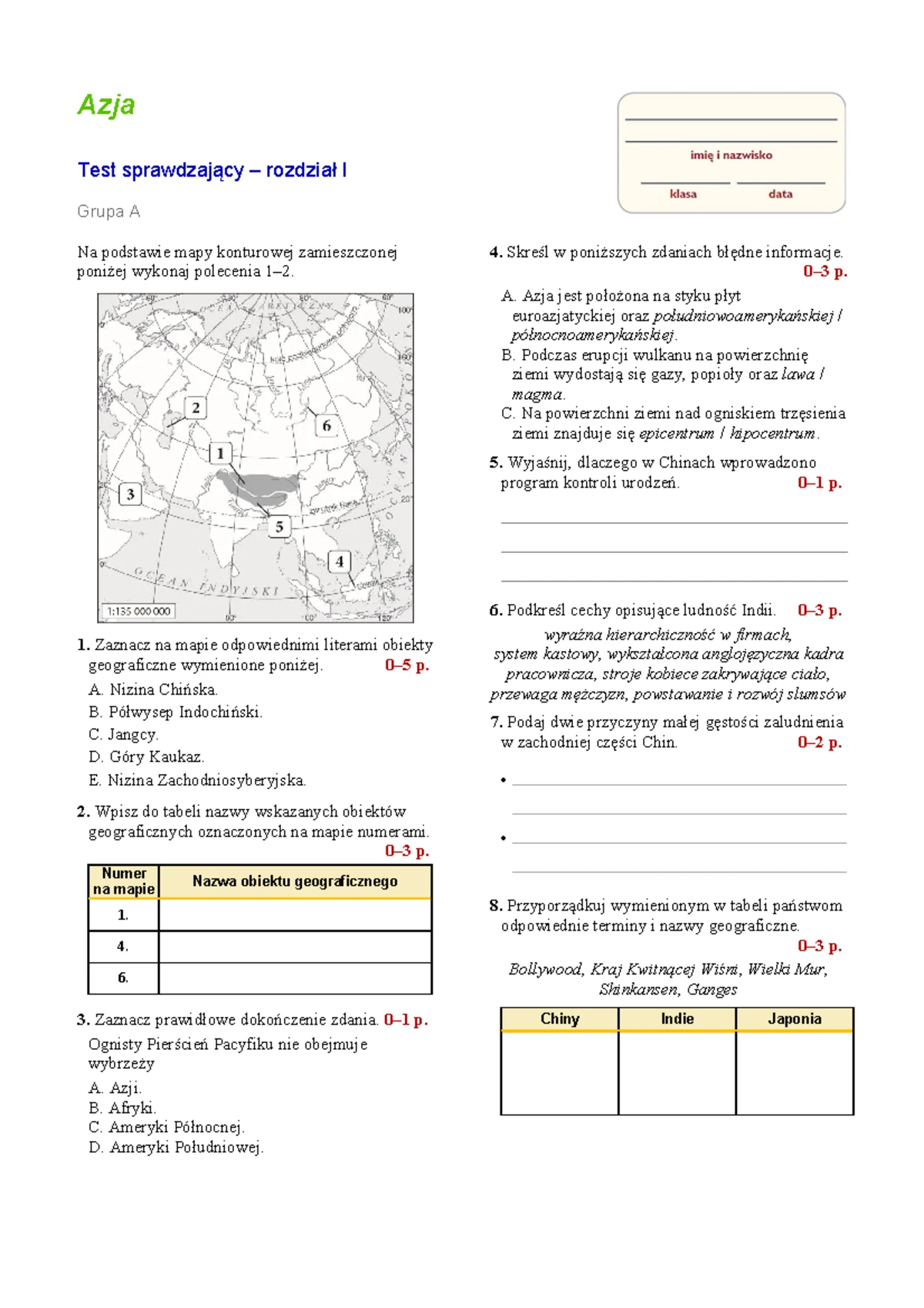 Karta Pracy Powt rzenie Krajobraz w 578177051 Studocu