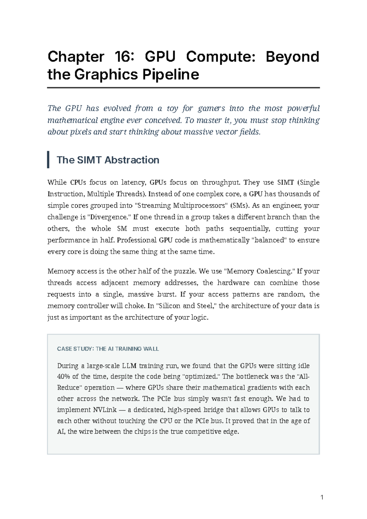 Chapter 16: GPU Compute Insights for Advanced Performance - Studocu