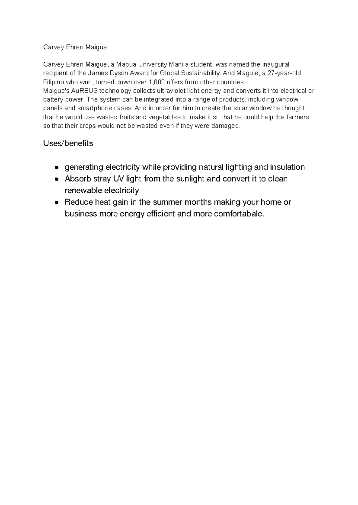 Untitled document - Gghgg - Carvey Ehren Maigue Carvey Ehren Maigue, a ...