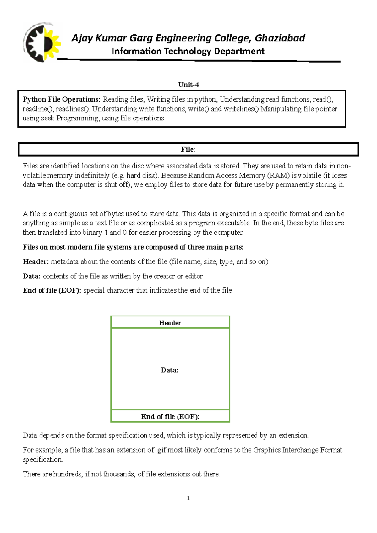 Python File Operations: Reading, Writing, and Manipulating Files (IT ...