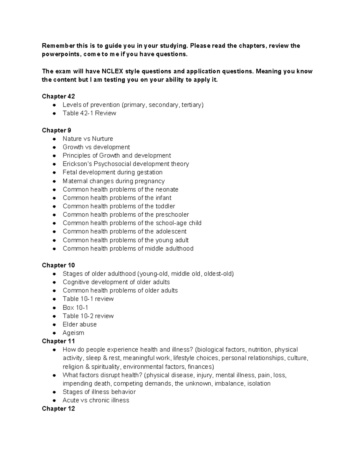 NUR 102 Final Exam Study Guide: Key Concepts & NCLEX Prep - Studocu