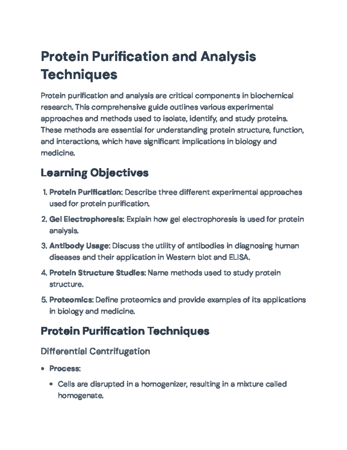 Protein Purification and Analysis Techniques: A Comprehensive Guide ...