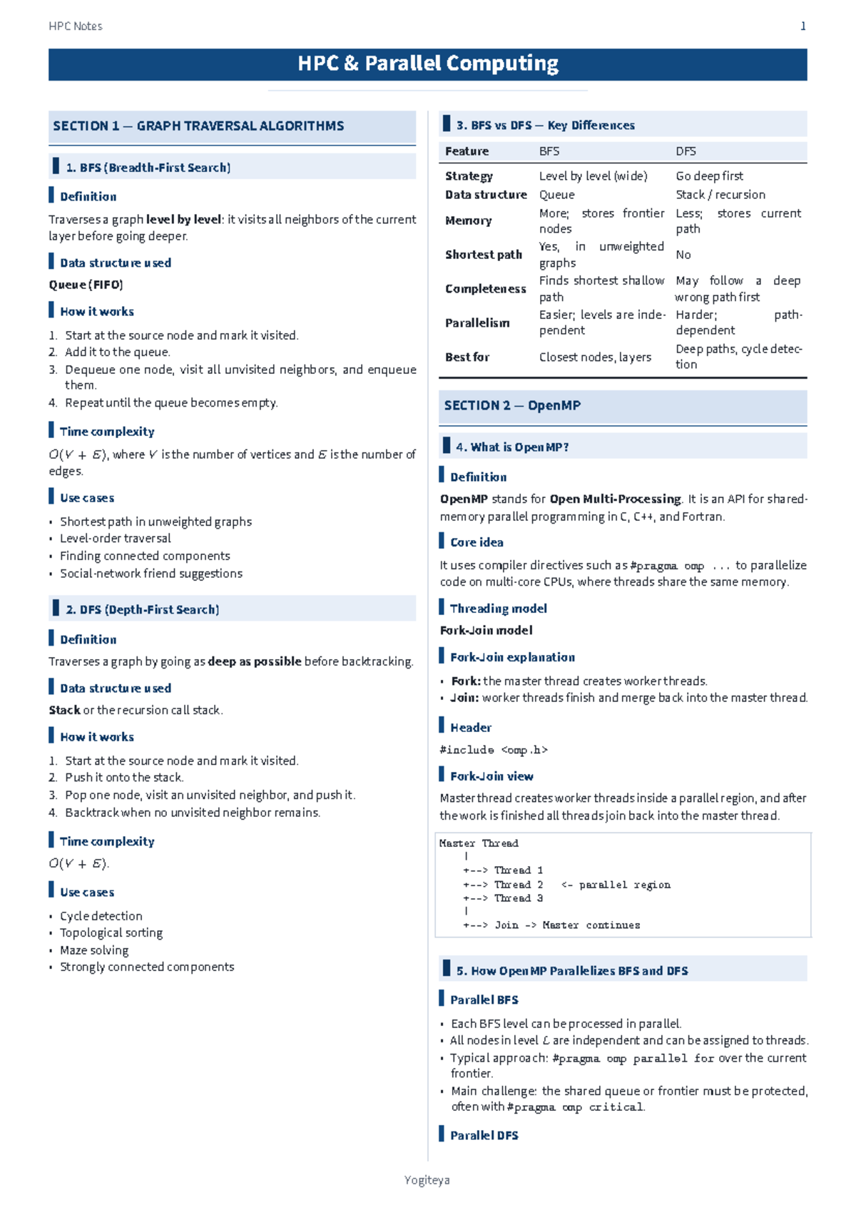 HPC Q&A: Parallel Computing Notes for Viva Exam (HPC) - Studocu