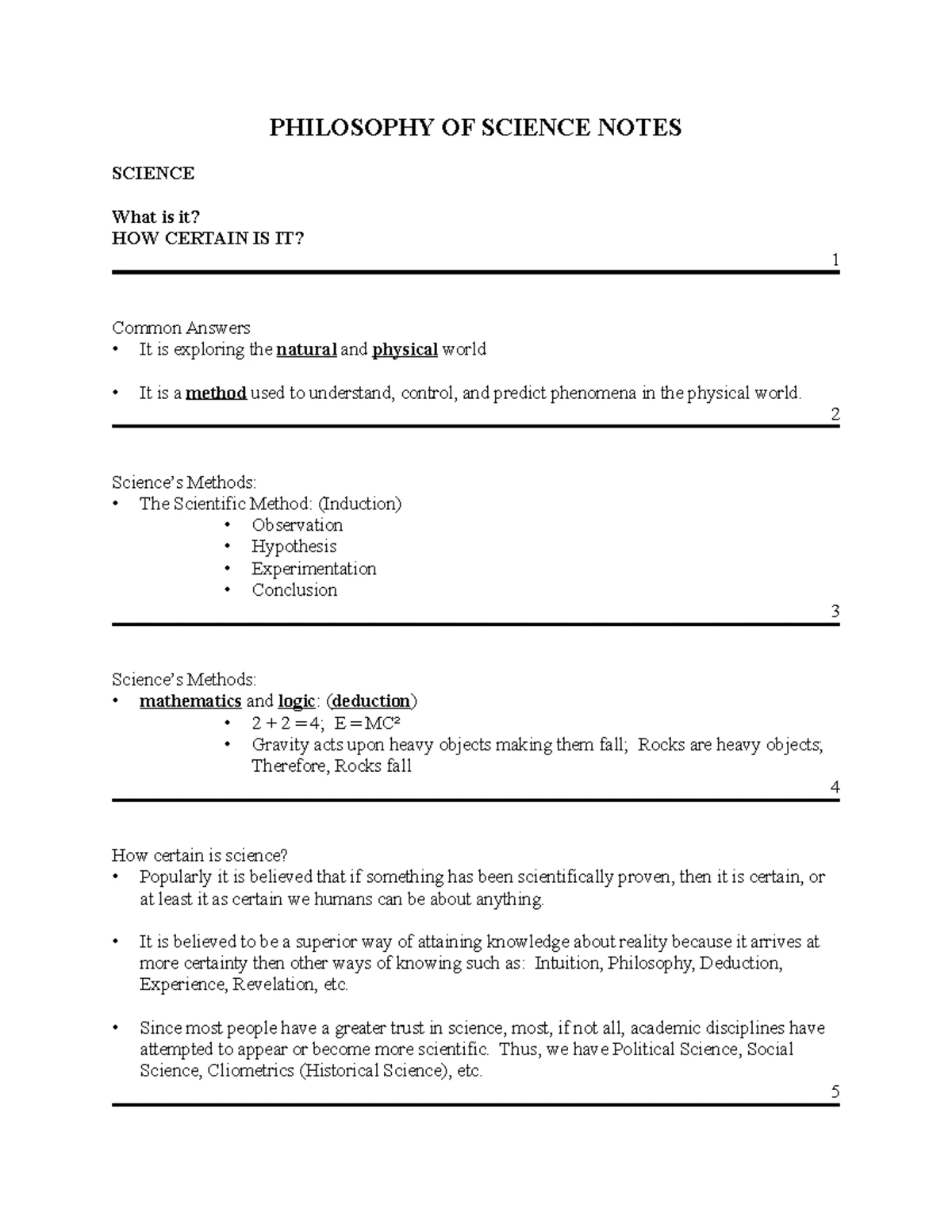 06 PHIL 103 Epistemology Study Notes and Key Concepts - Studocu