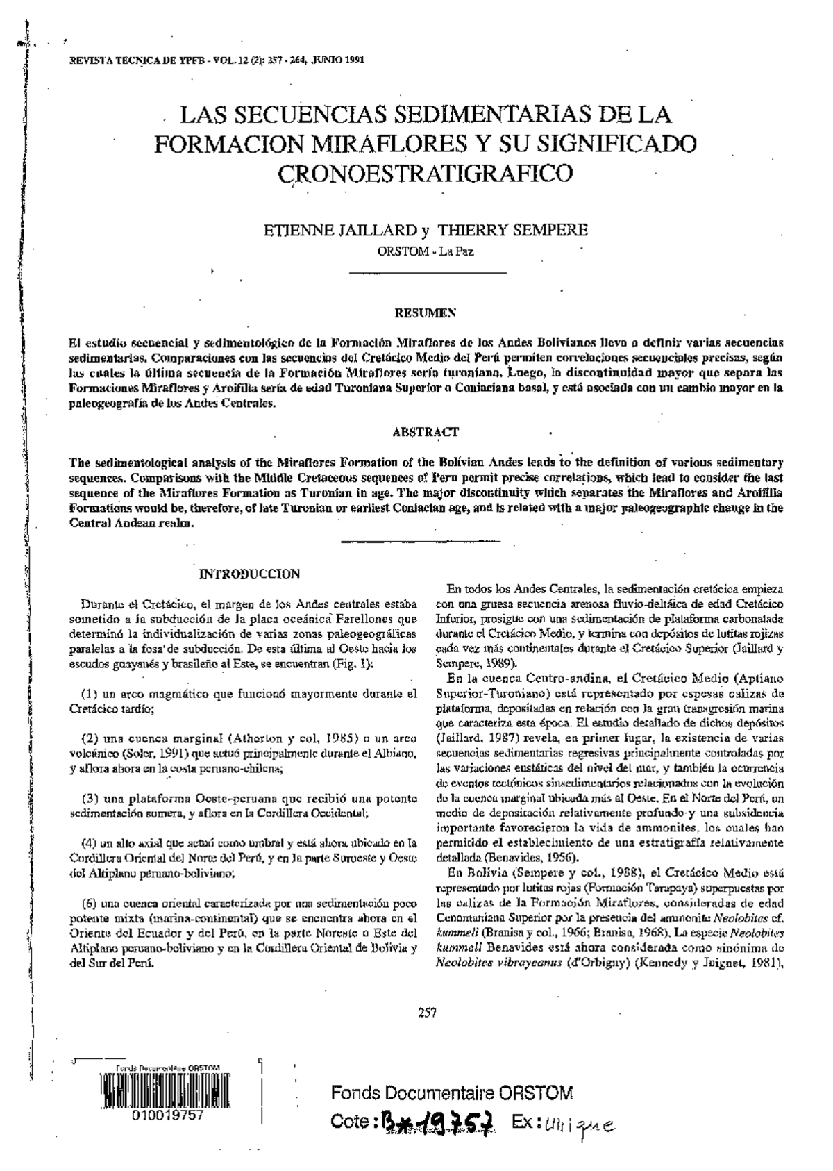 Reg-166 - Estudio de Secuencias Sedimentarias en la Formación ...