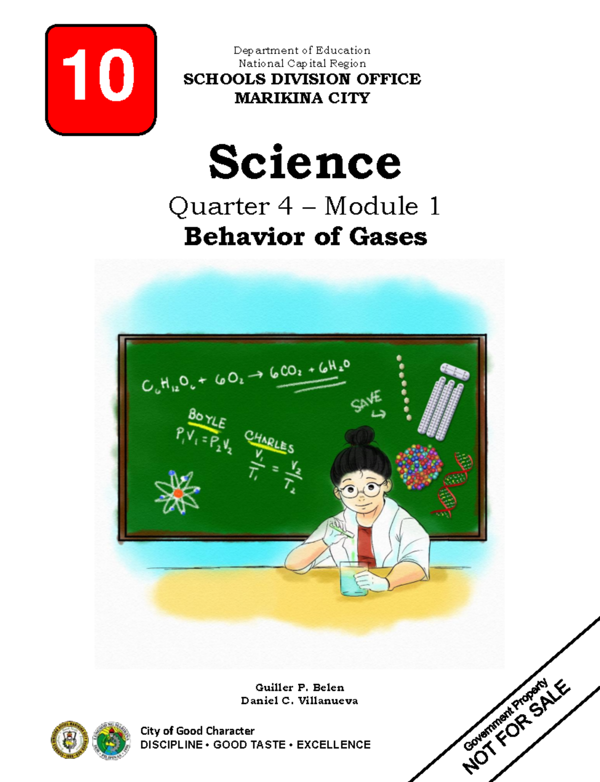 SCI10 Q4 M1: Understanding the Behavior of Gases - Studocu