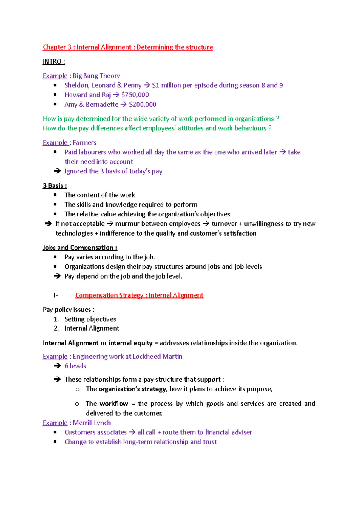 Chapter 3 - Reading Notes - Chapter 3 : Internal Alignment ...