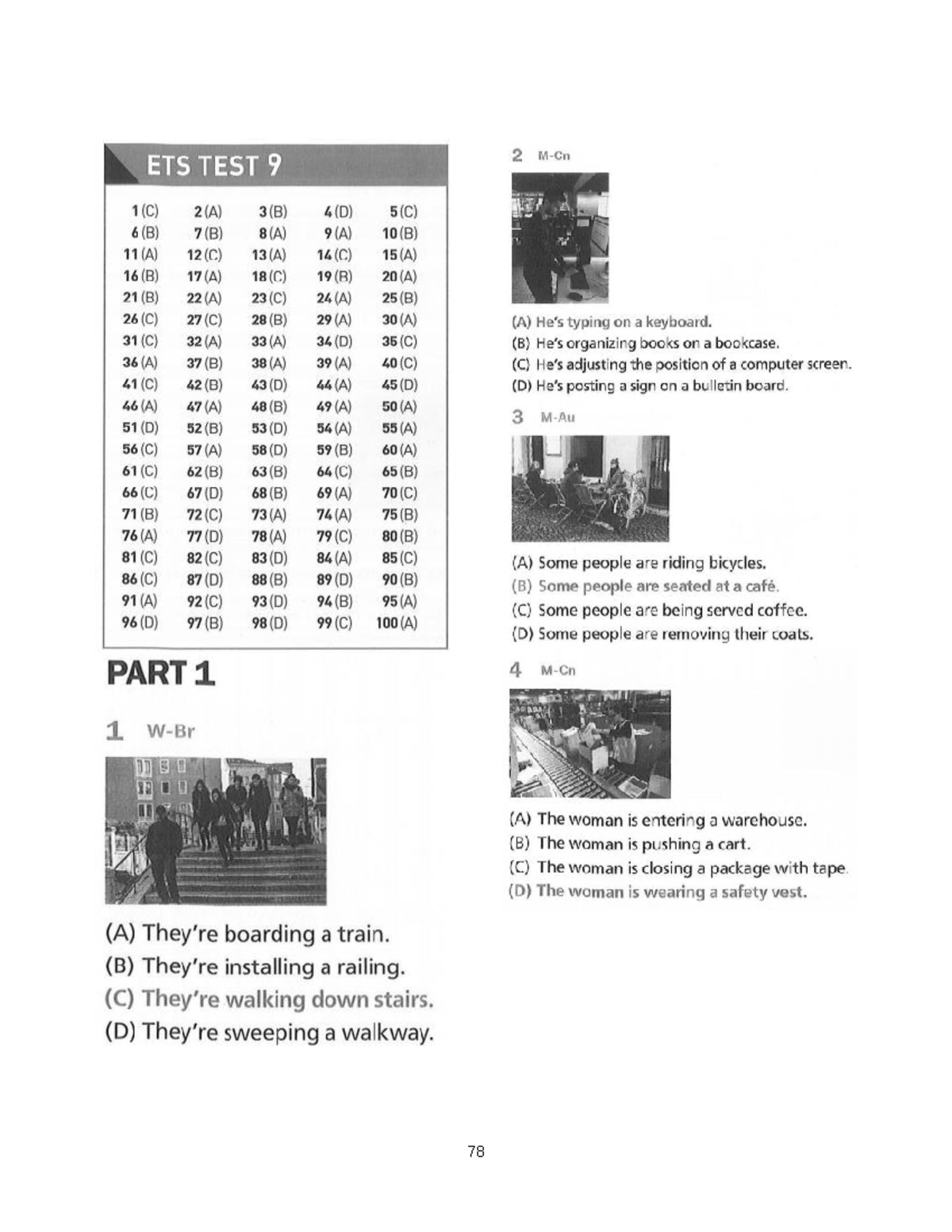 ETS TEST 9 - Responses and Analysis for Students - Studocu