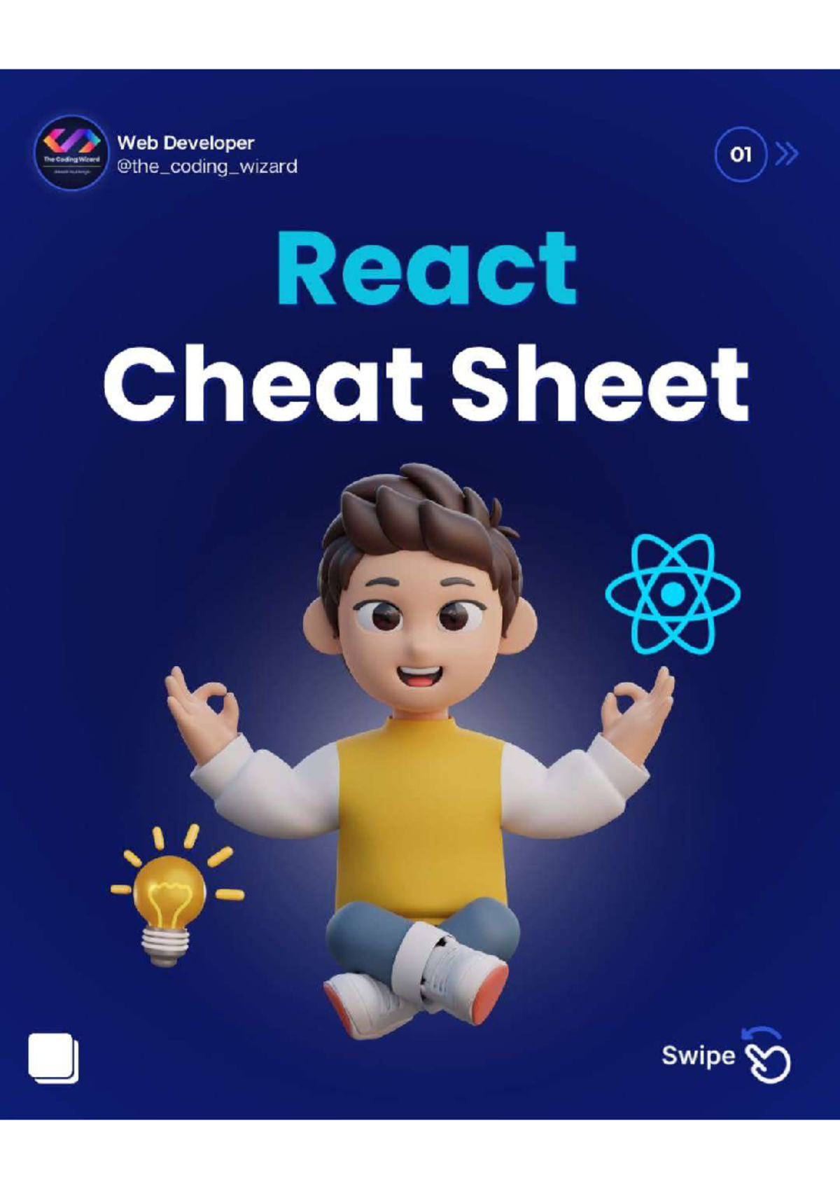 React Js Cheatsheet - Read and write - Web Developer The Coding Witord ...