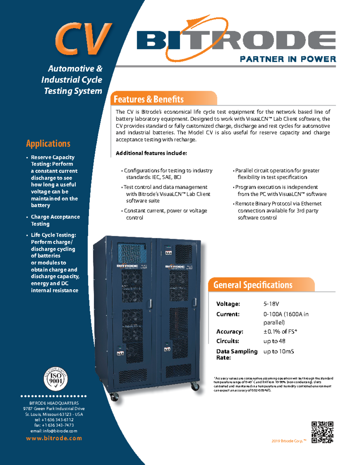Cv automotive industrial cycle testing system - CV Automotive ...