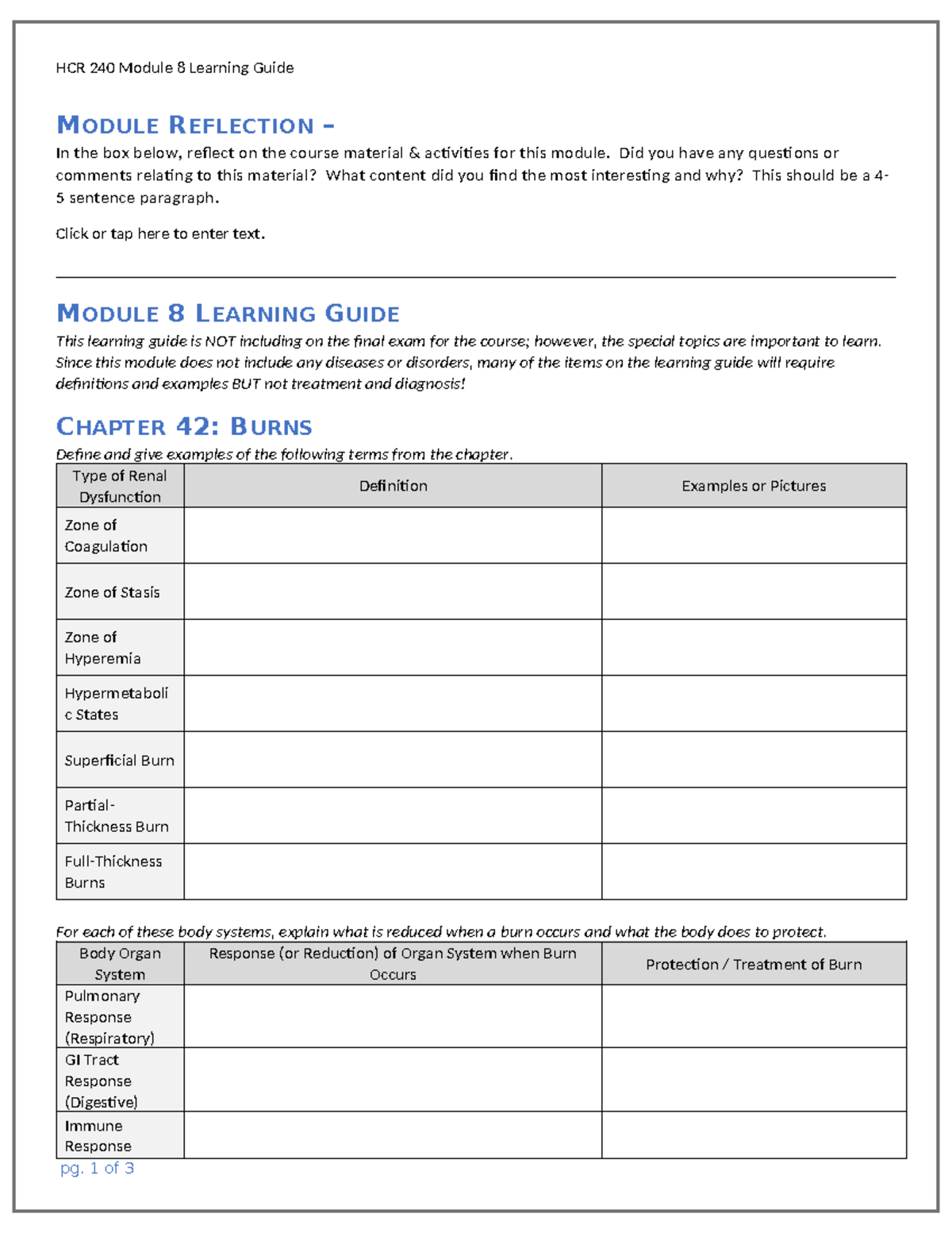 HCR+240+Module+8+Learning+Guide - HCR 240 Module 8 Learning Guide ...