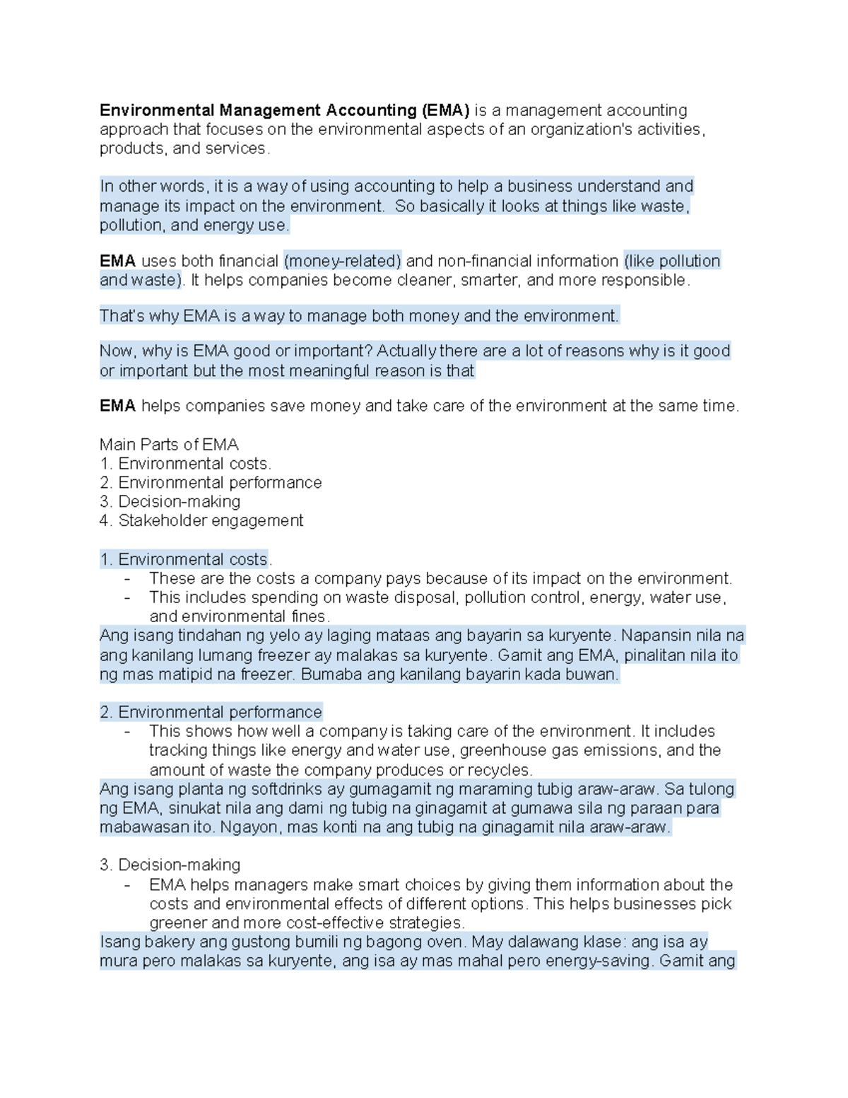 EMA2 - Understanding Environmental Management Accounting for Businesses ...