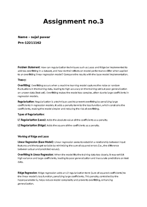 17 SI Assignment 5 - Understanding Polynomial Regression Techniques ...