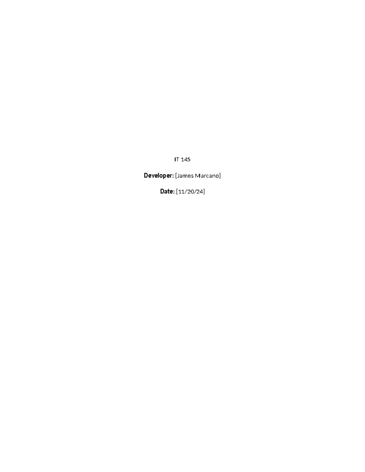 Pet Class Implementation - IT 145 Java Programming Notes - Studocu