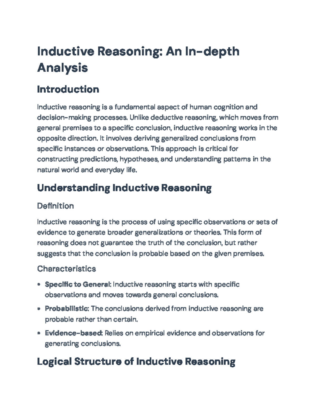 Inductive Reasoning: In-depth Analysis for Critical Thinking Essentials ...
