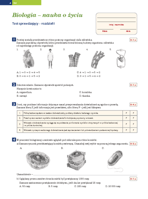 4test tkanki i organy roslinne klucz odpowiedzi - Książka Nauczyciela ...
