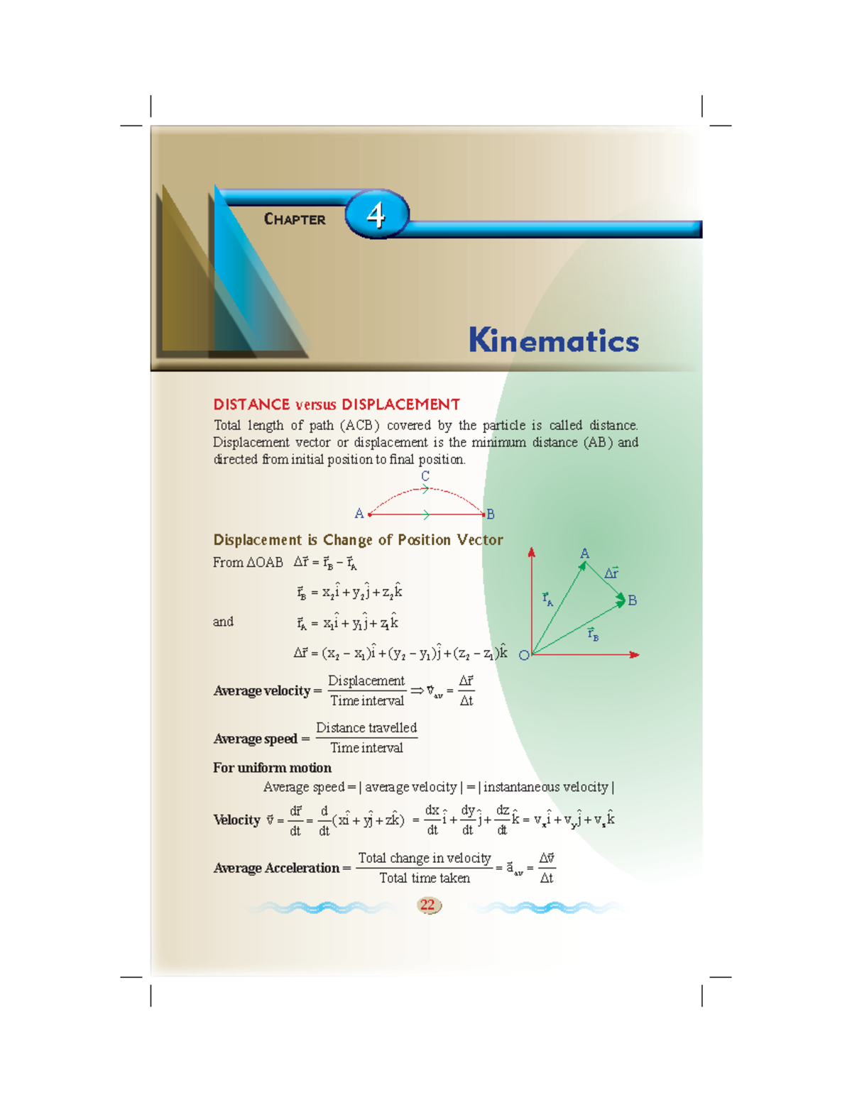 Kinematics: Distance vs Displacement - KM Physics Notes - Studocu