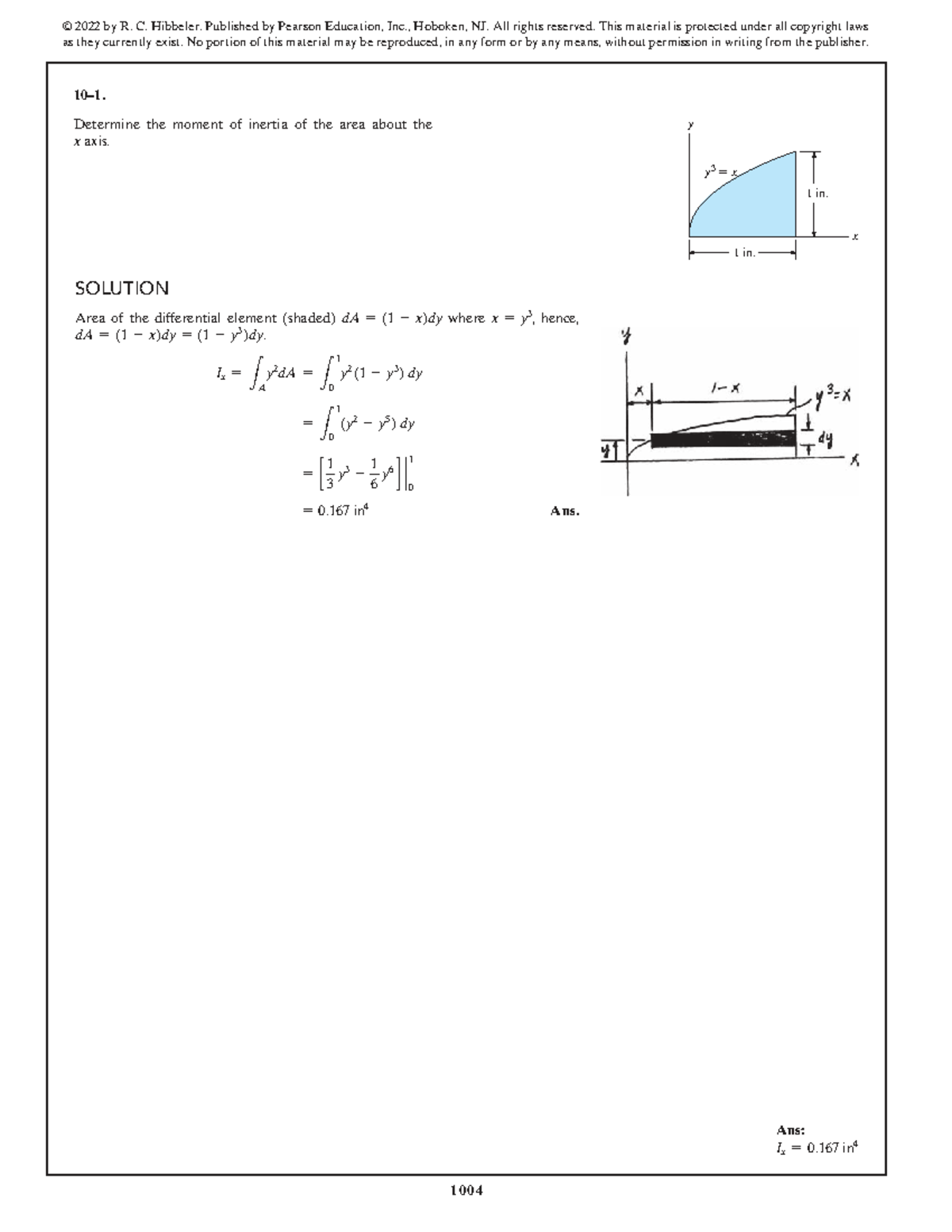 SWK 15th Ed Solution Manual - Moment of Inertia Calculation - Studocu