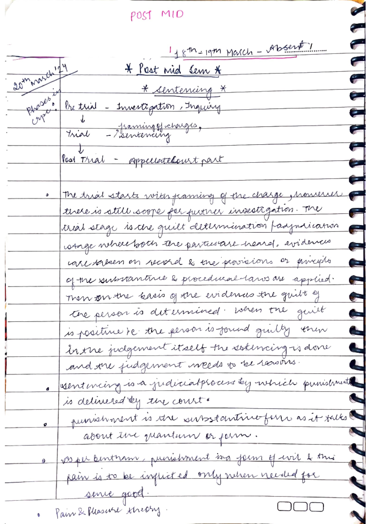 ACP - Srishti - Advanced Criminal Procedure Study Notes - Studocu