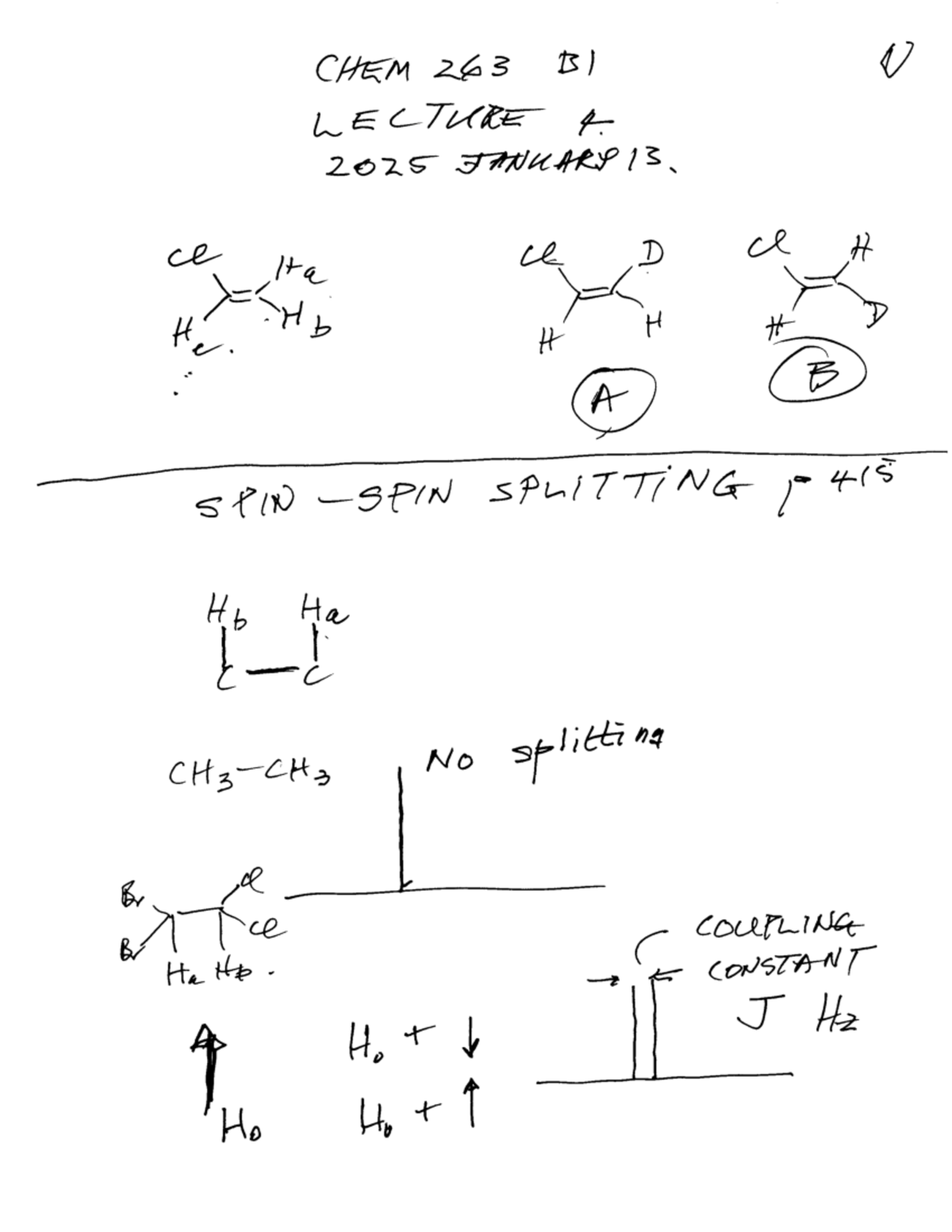 chem 263 lecture notes - Chem263 - CHEM 263 B1 N LECTURE 4. 2025 ...