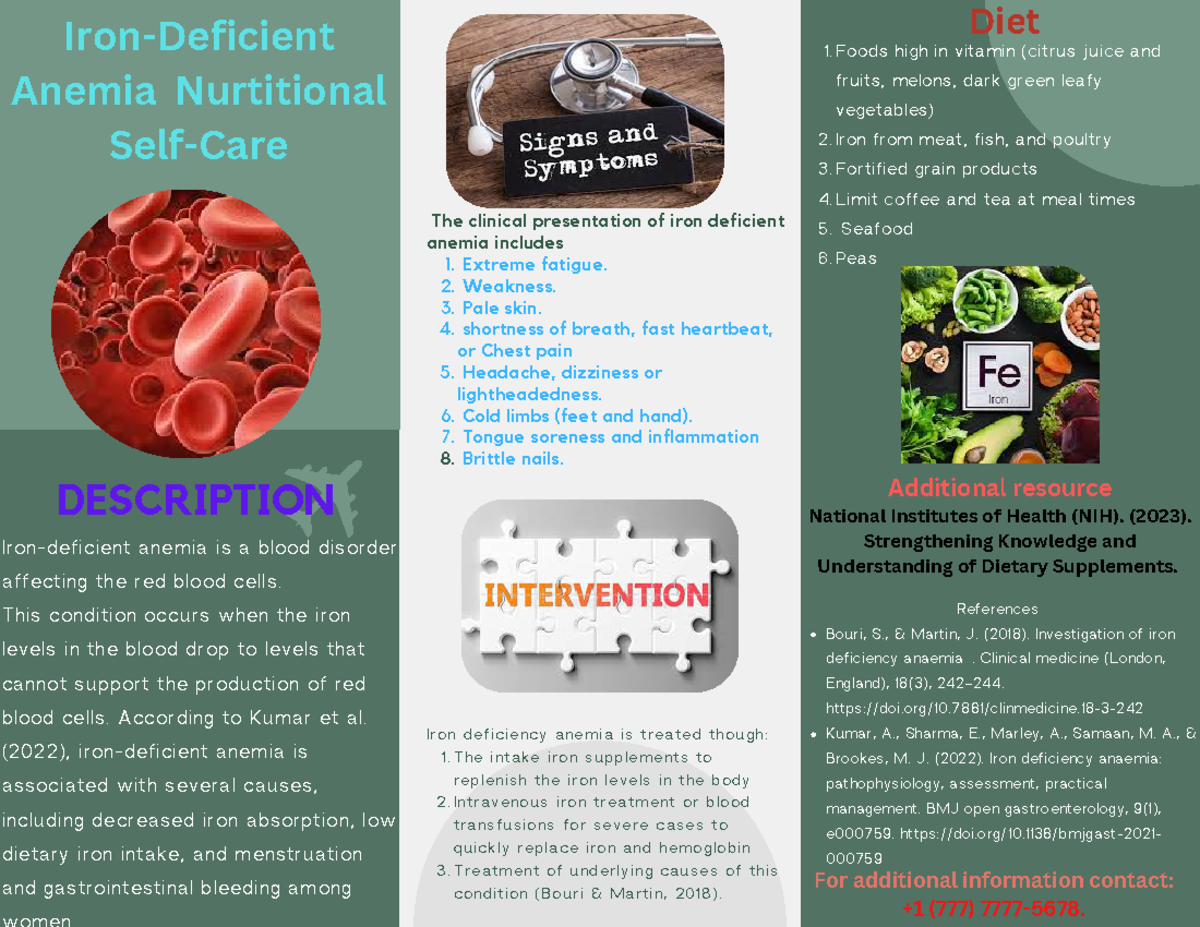8273964-Iron-Deficient Anemia: Causes & Treatment Insights - Studocu