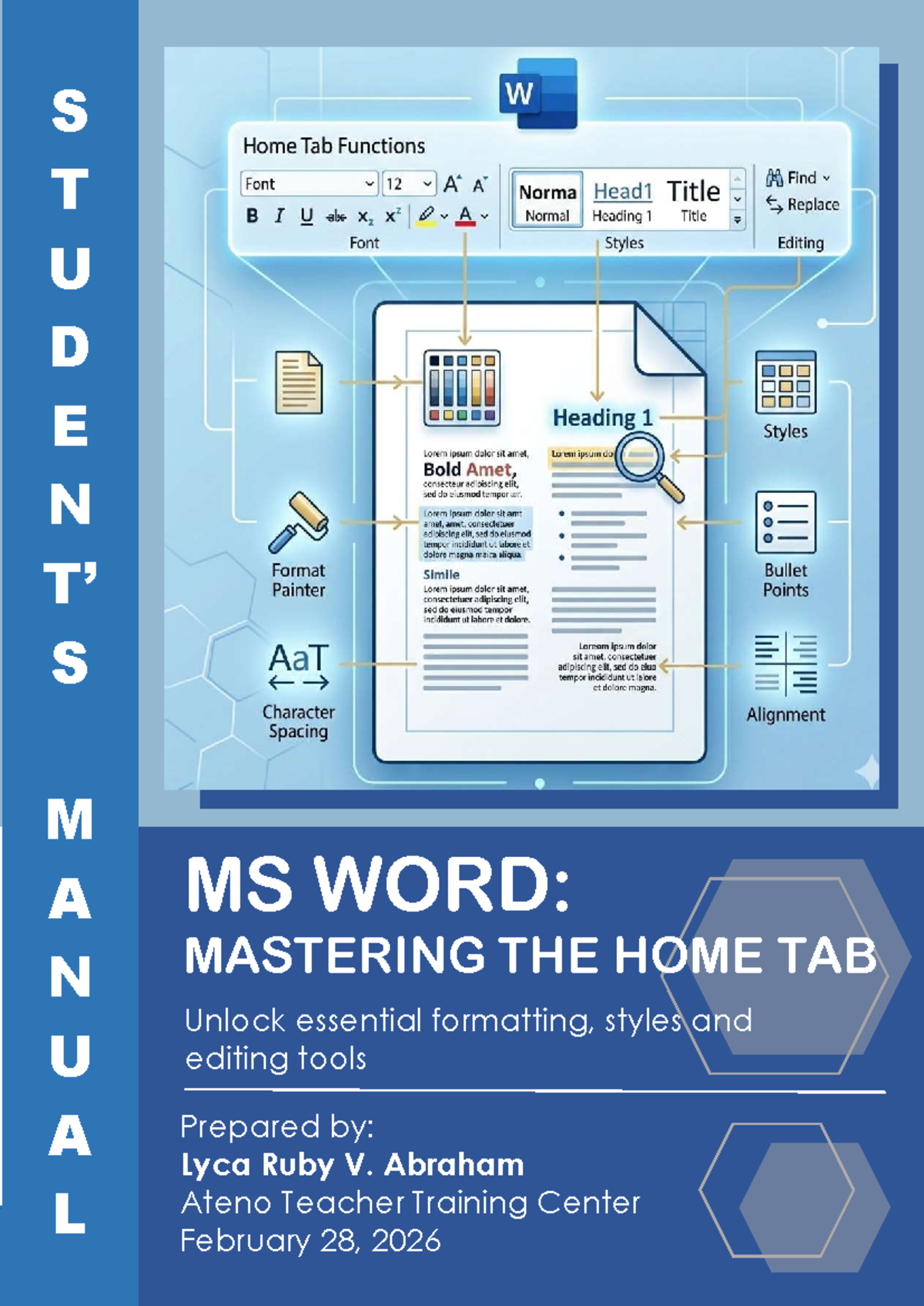 ATC MS Word Home Tab: Essential Formatting & Editing Guide - Studocu