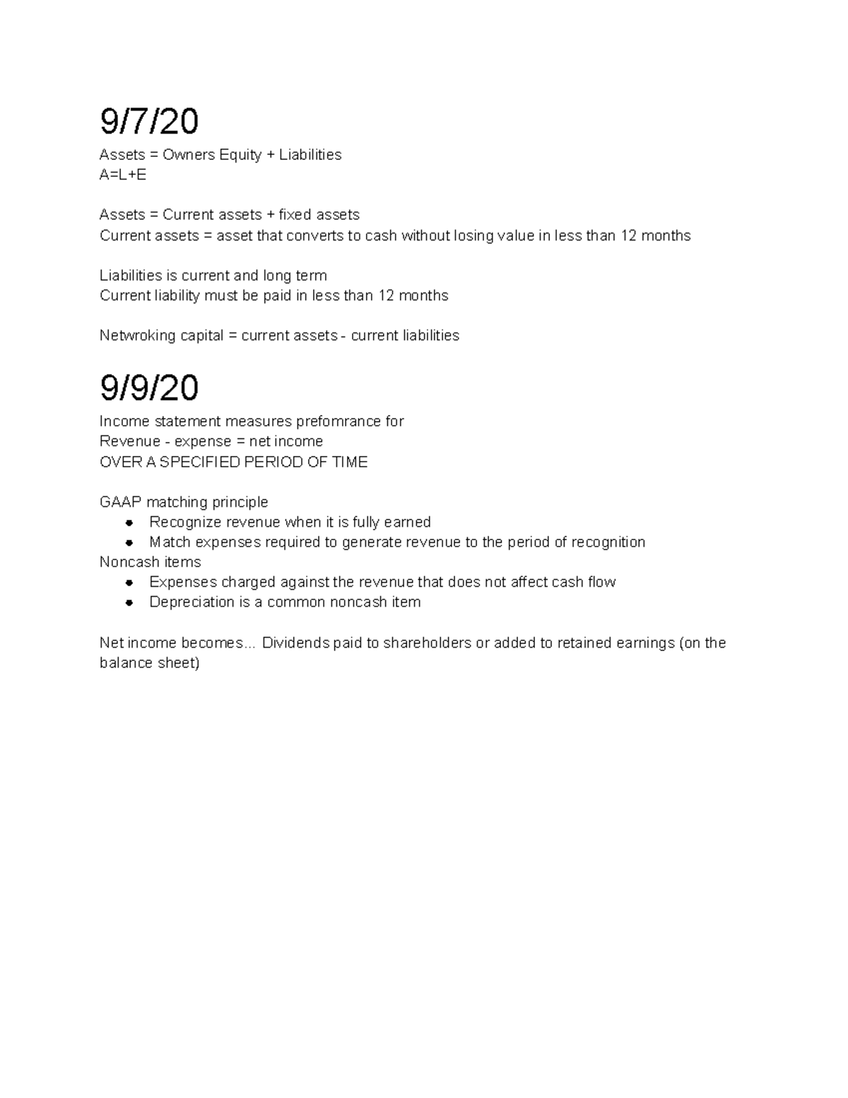 Exam 3 Study Notes - ACCT 101 - Prof. Christopher Lynch - Studocu
