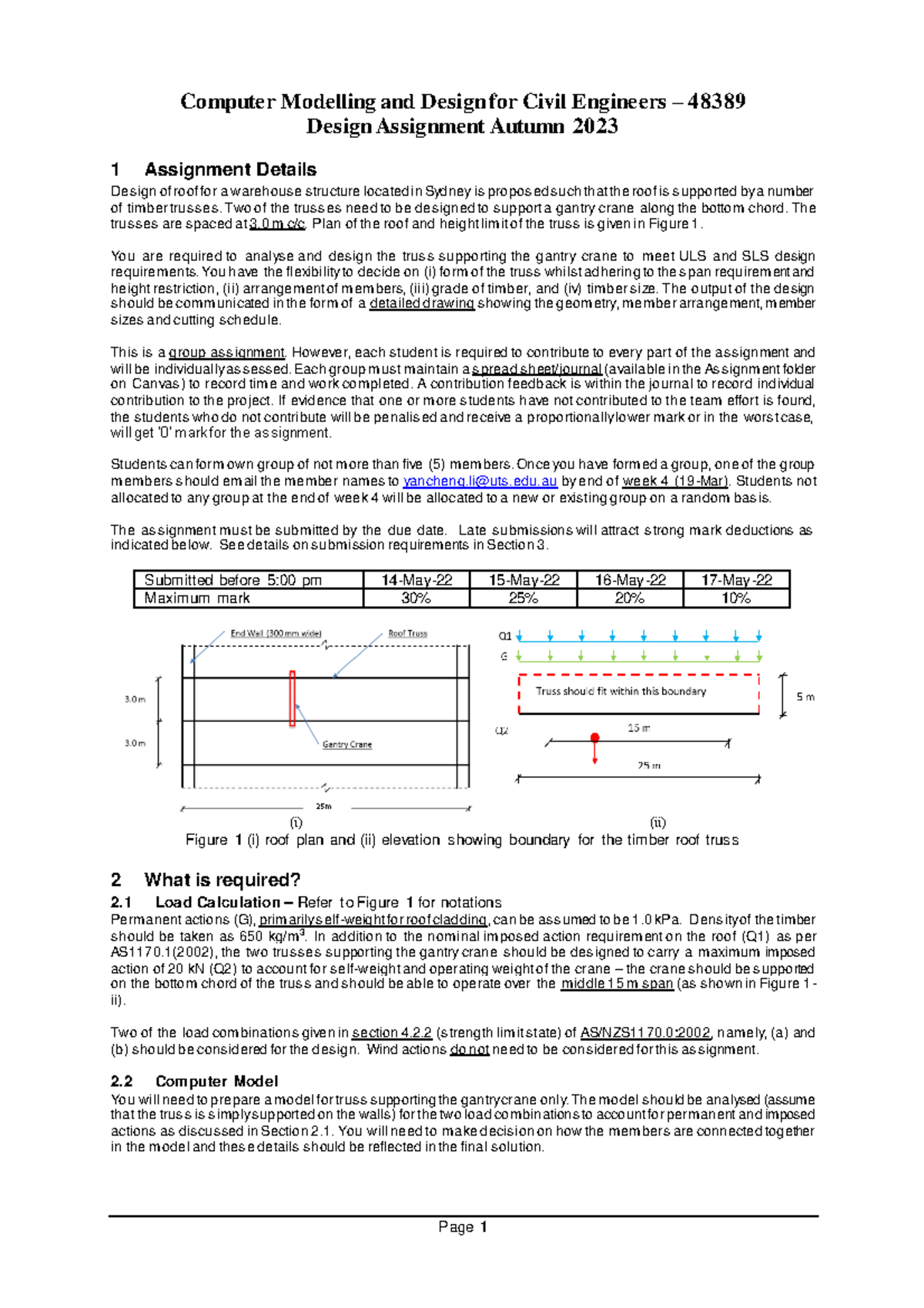Design Assignment for Computer Modelling in Civil Eng - 48389 - Studocu