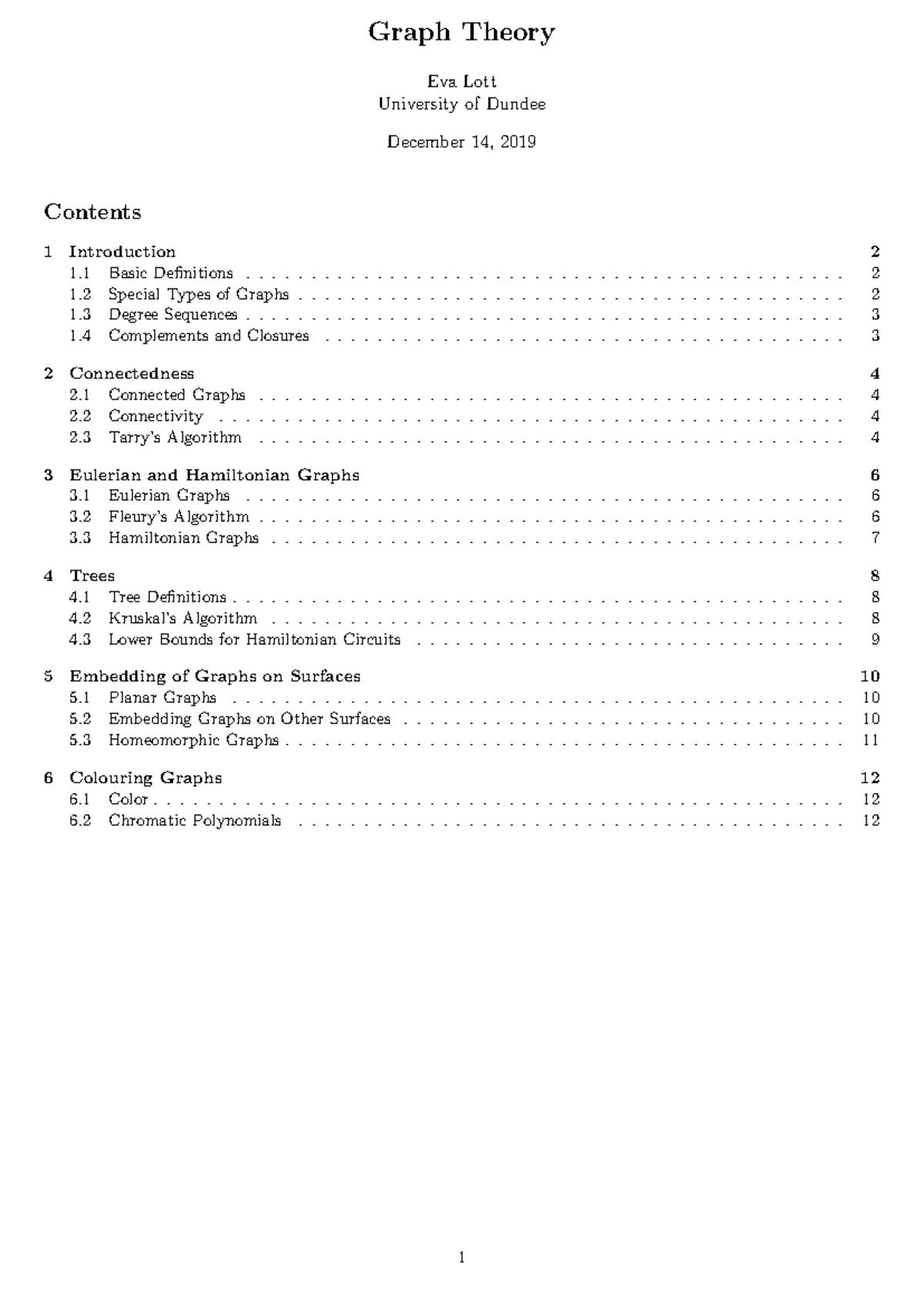 Graph Theory Notes - Key Concepts and Algorithms Overview - Studocu