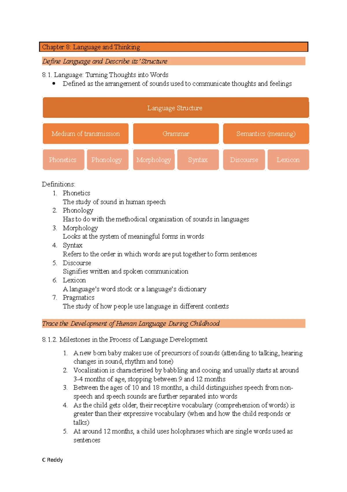Chapter 8 - Summary: Cognition and Intelligence in Psychology - Studocu