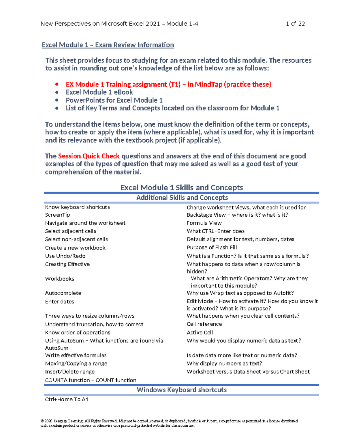 Foundations of Economics: Lecture Notes for ECON 101 - Excel Module 1 ...
