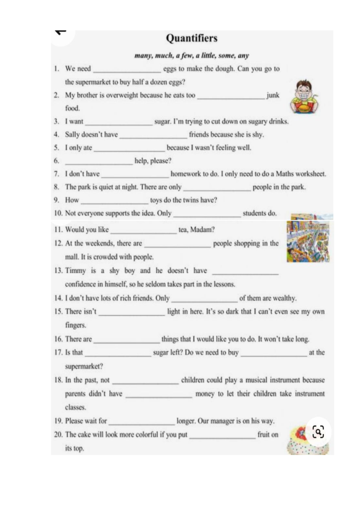 Quantifiers - Practice Exercises and Examples - Studocu