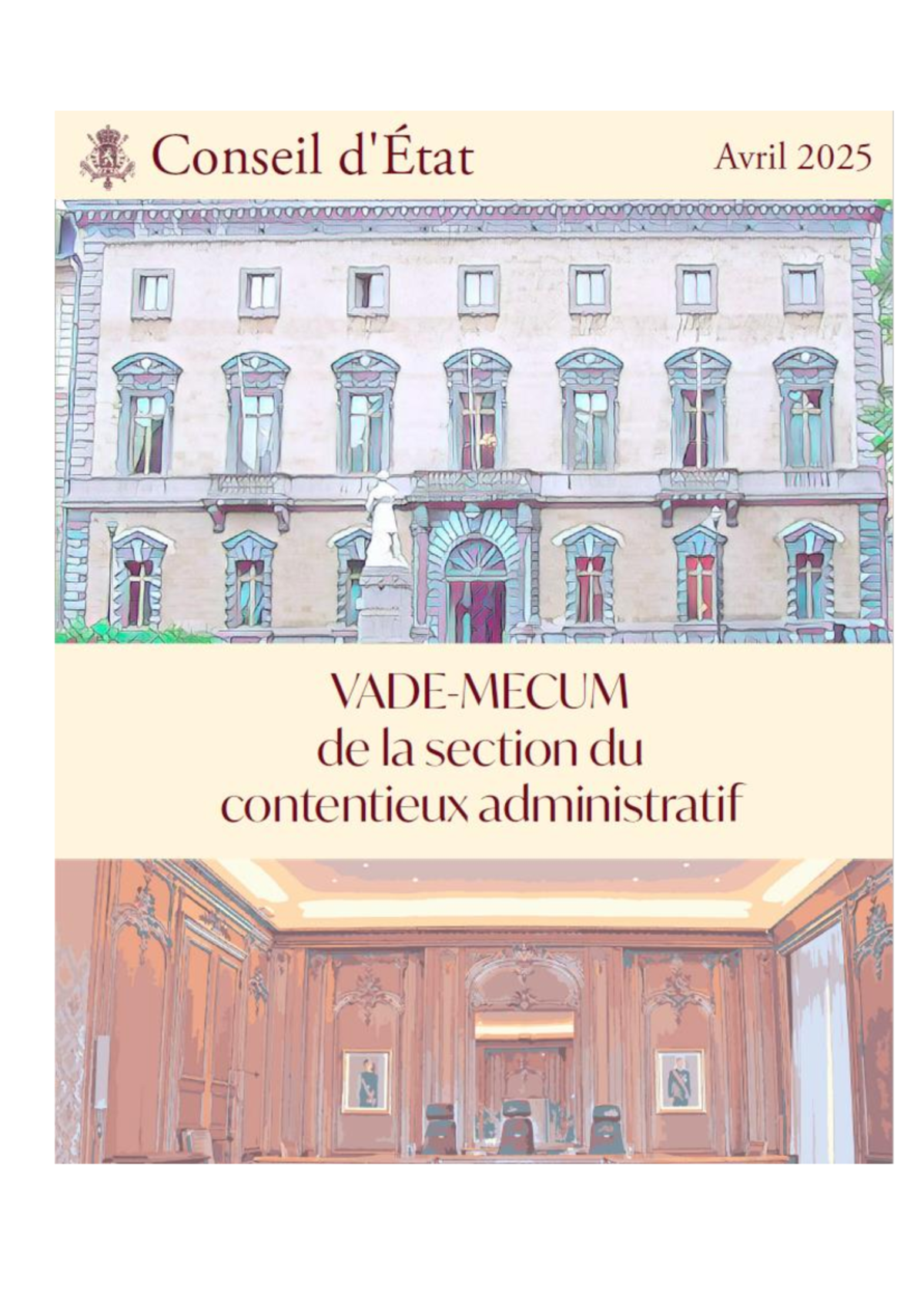 Vademecum sur la Procédure devant le Conseil d'État (LCCE) - Studocu